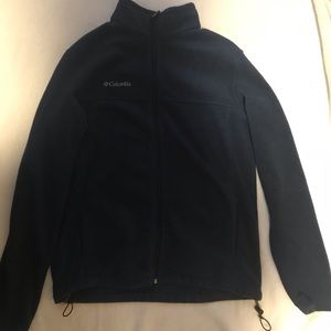Navy Blue Columbia zip-up jacket
